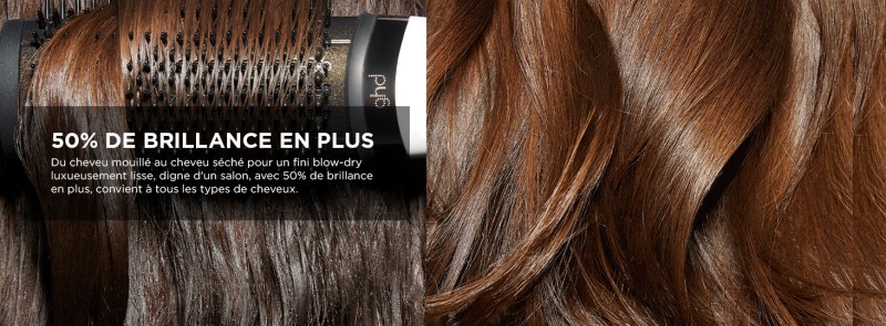 50% mehr Glanz mit der ghd Duet Blowdry Brush