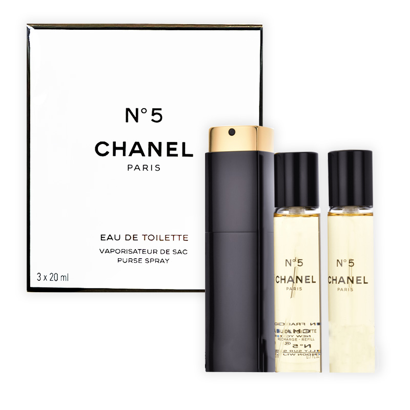 Chanel N 5 Eau de Toilette Travel Spray Set 3x20ml clickandcare.ch