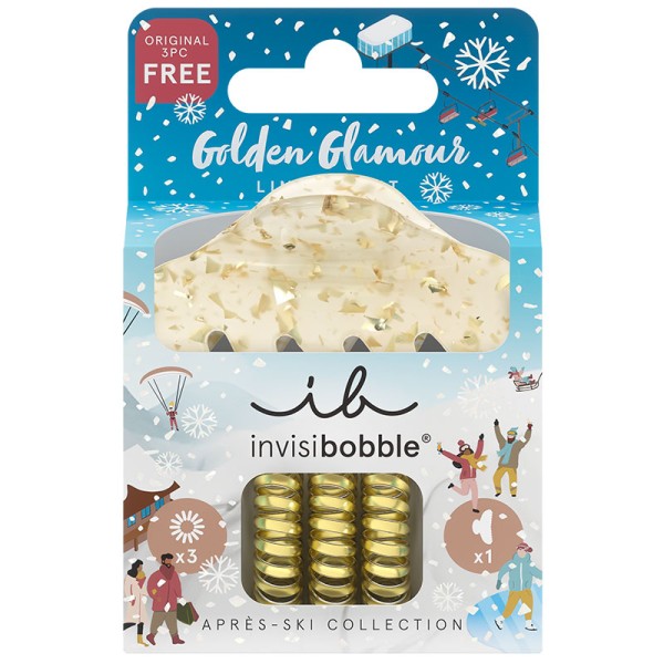 Invisibobble Apres Ski Golden Glamour Set