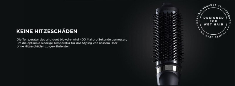 Keine Hitzeschäden mit der ghd Blowdry Brush