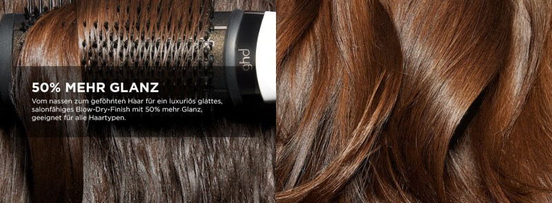 50% mehr Glanz mit der ghd Duet Blowdry Brush